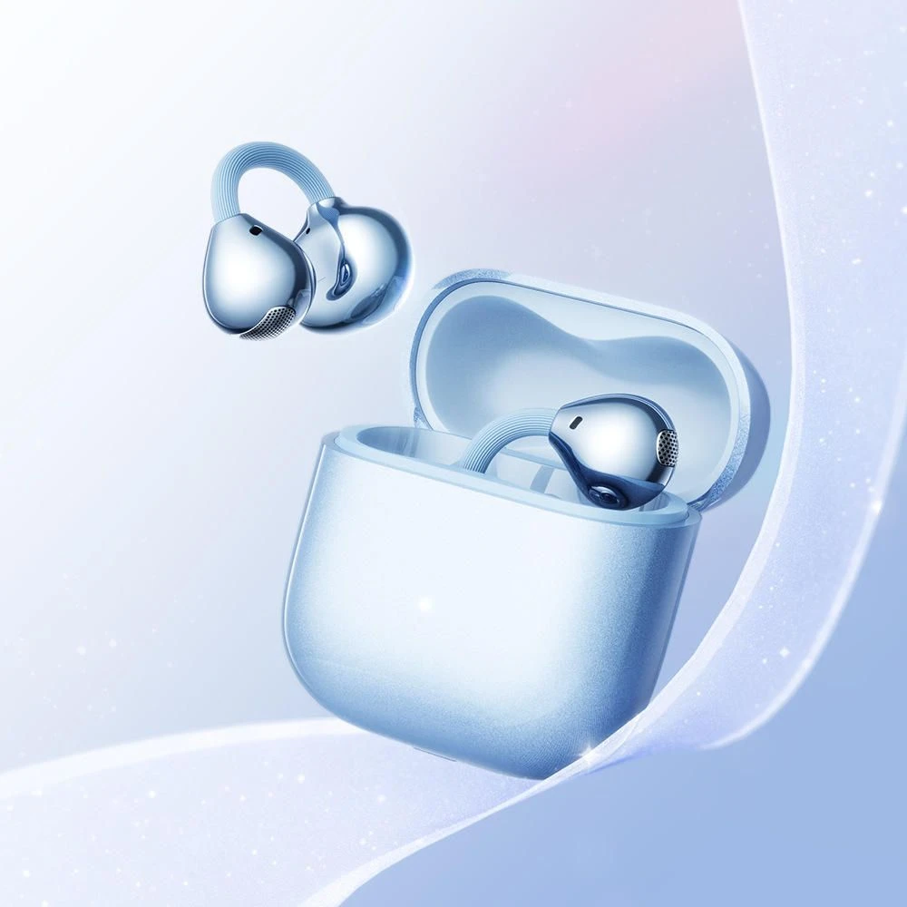 New Wireless Clip on Ear Earbuds Headphone Headset High Sound Quality Bone Conduction