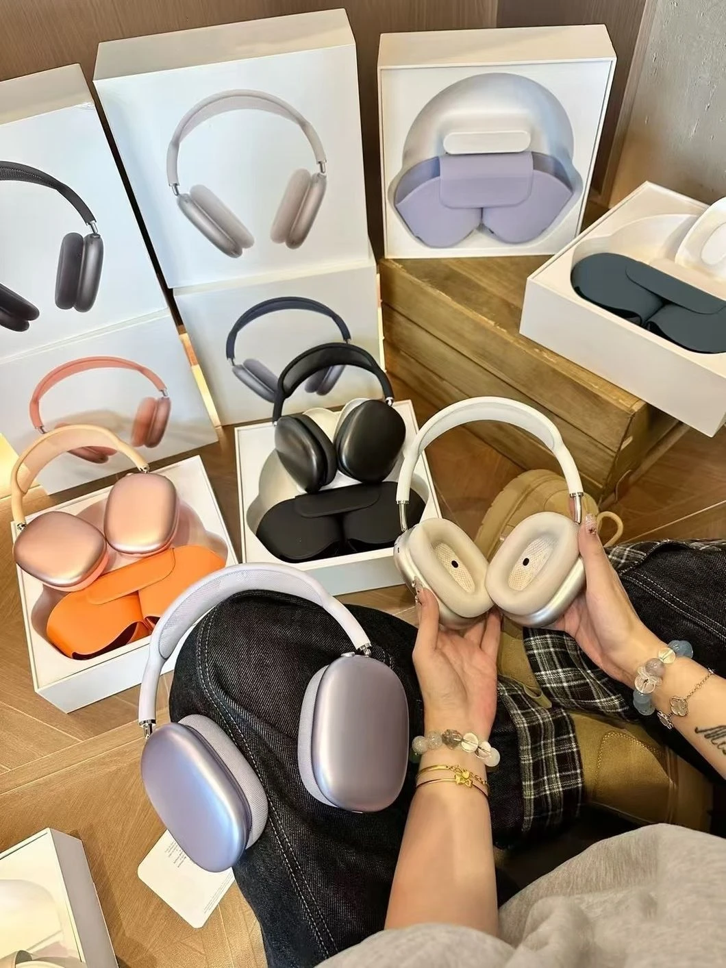 Newest Type C Max Headset Air Anc Max Bluetooth Headphone Wireless Earphones