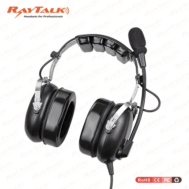 Noise Canceling Aviation Headset / Airplane Headset & Ear Muff Headset