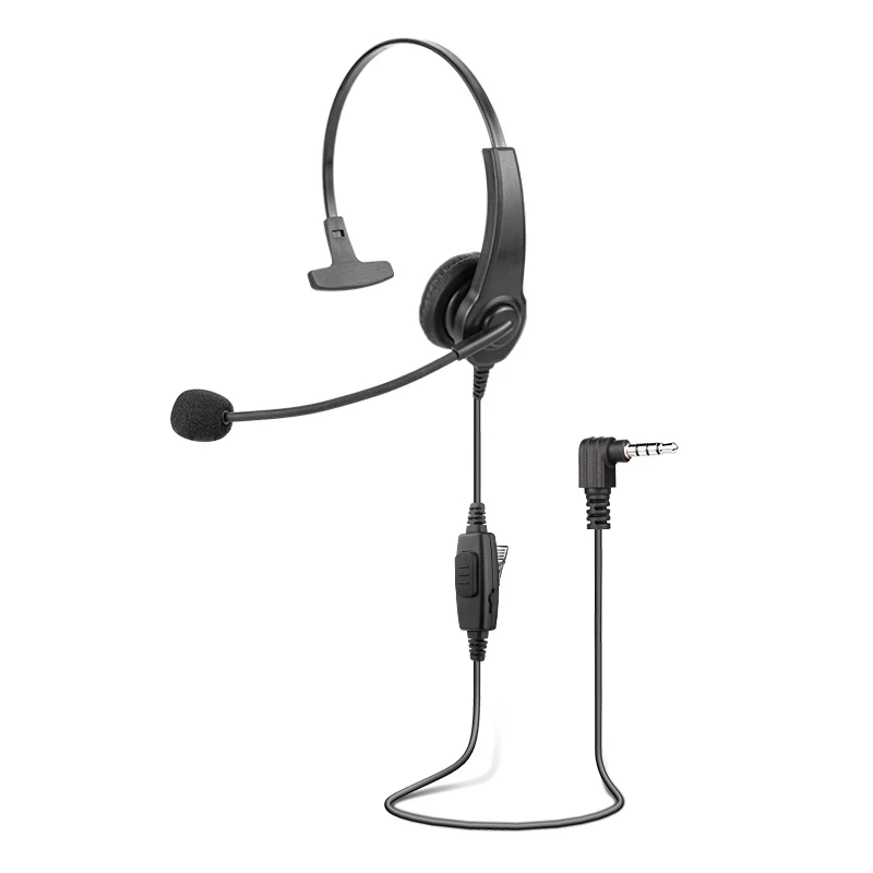 Noise-Canceling Skype Headset with Dual 3.5mm Jack – Compatible with Two-Way Radios