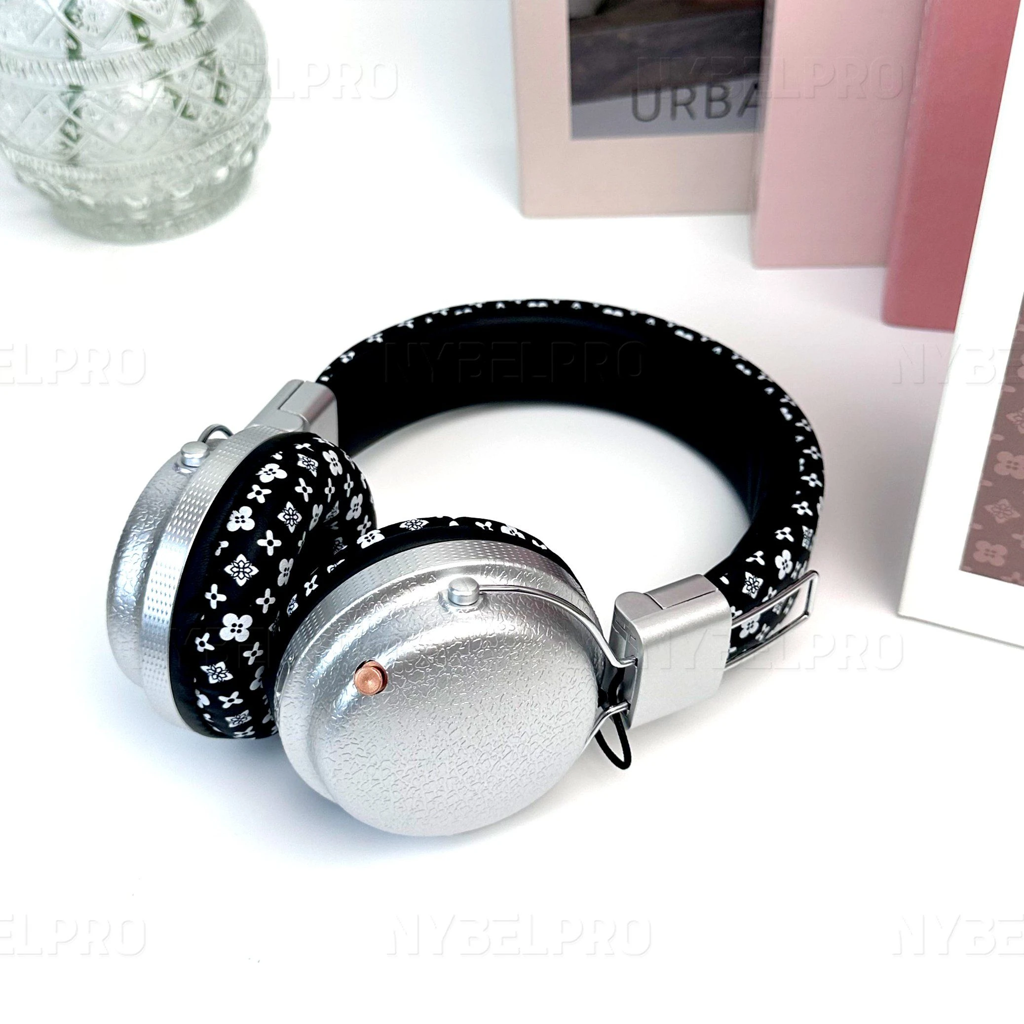 Nybelpro Factory Price Patterned Foldable Headphones Regalos De Navidad Audifonos Con Bluetooth Hot Sales Christmas Gifts Bluetooth Wireless Headphone Headset