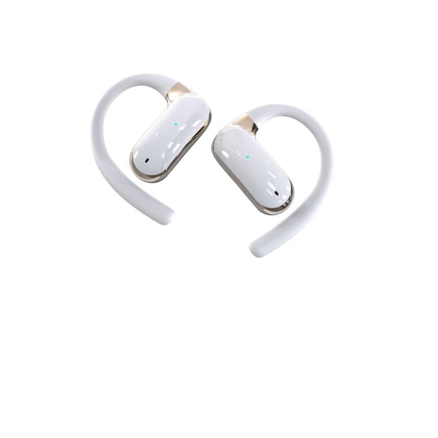 ODM/OEM 130h Fast-Charging Long Battery Wireless Bluetooth Earbuds Hanging Bluetooth Headphones Earphones with LCD Touch Screen Display