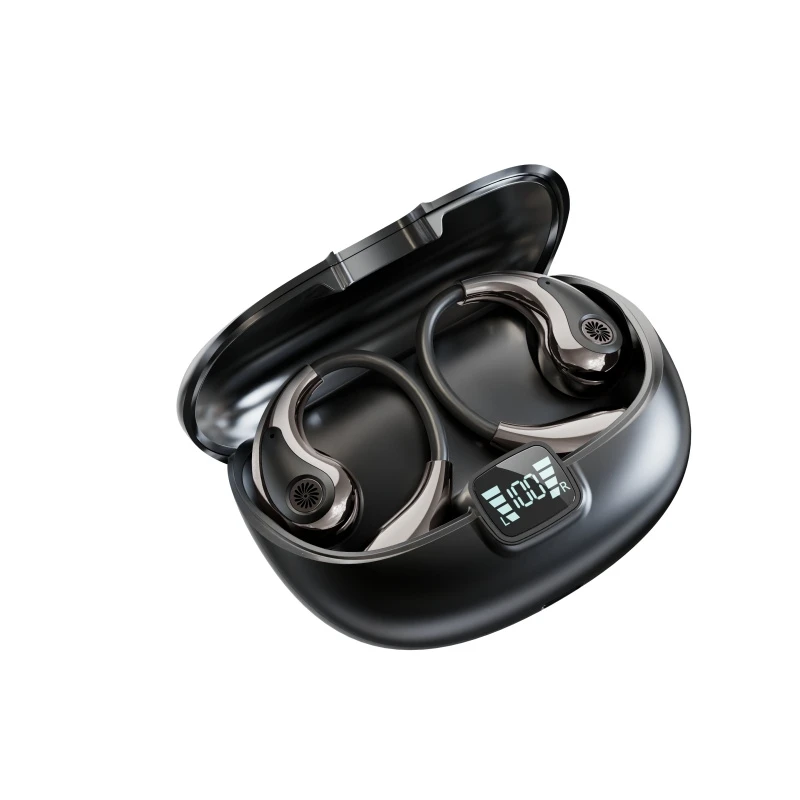ODM/OEM Instant Connect Lightweight Ultra-Low Latency Stereo Open Ai Wireless Bluetooth Headphones Hanging Ows Earbuds Ear-Hook Earphones