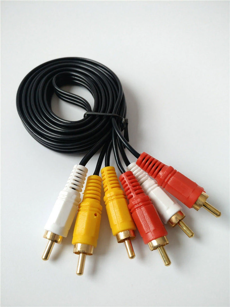 OEM 3 RCA Cable Audio Video Composite Cable RCA 3-Male to 3-Male for TV VCR DVD Satellite for Home Theater Receivers