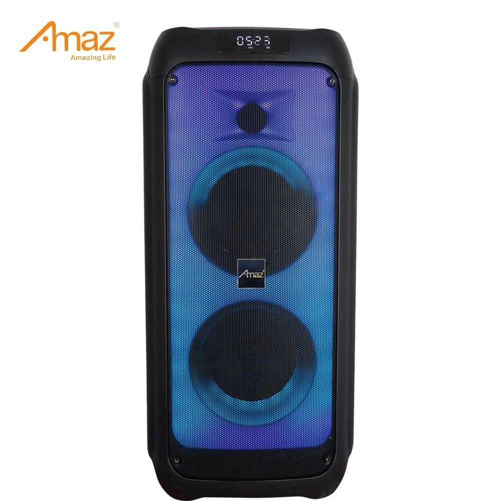OEM Active Speaker Wireless Portable Speaker Karaoke Speaker with Flame Light