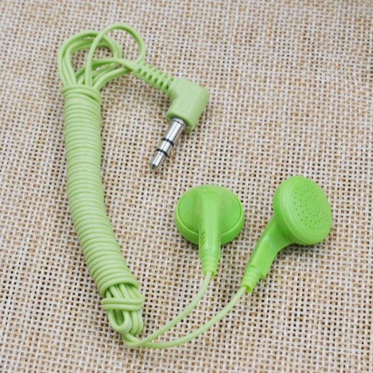 OEM Disposable Single Double Pin Headphones for Airline Give Away Earbuds Headset