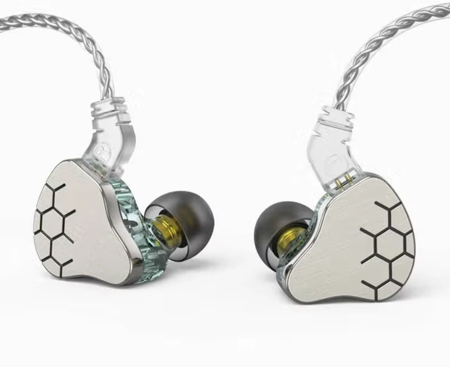 OEM HiFi Hybrid Ba Dd Wired Earphones, Detachable 2pin Cable From Factory