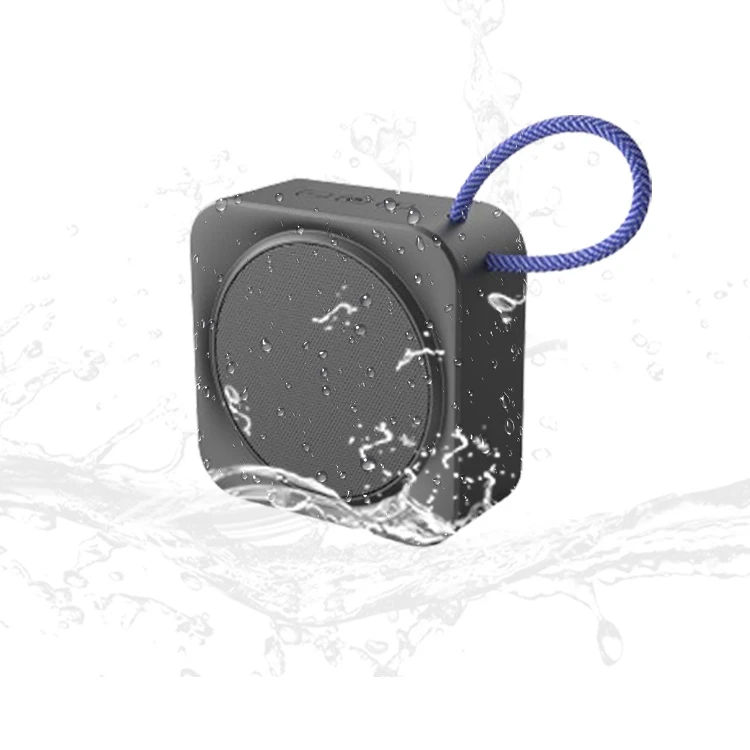 OEM Ipx5 Waterproof Aluminum Bluetooth Speaker 5W Round Portable Wireless