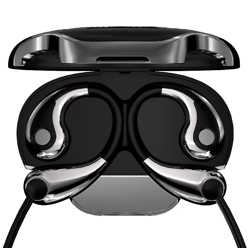 OEM Long Battery Life No Sound Leakage Lightweight Clear Open Air Headphones Ear-Hook Hanging Wireless Earbuds Enc Fashion Enc Ows Earphones