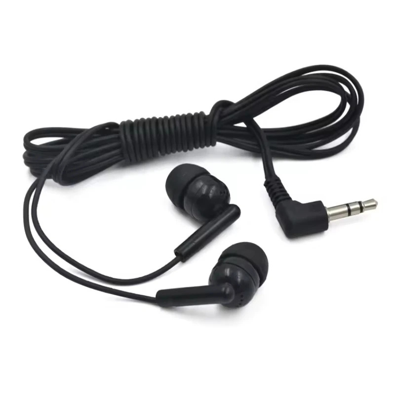 OEM/ODM Cheap Colorful Airlines Earphone Disposable Headphone Music Wired Earphone