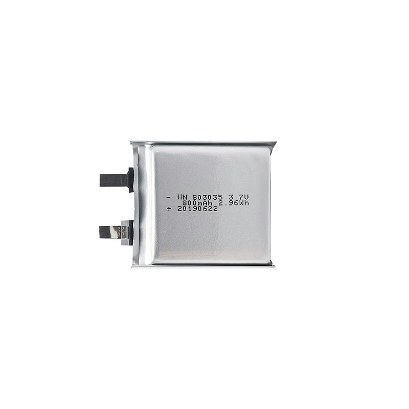 OEM Polymer Lithium Battery 3.7V 800mAh 803035 for Smart Watches Bluetooth Earphones