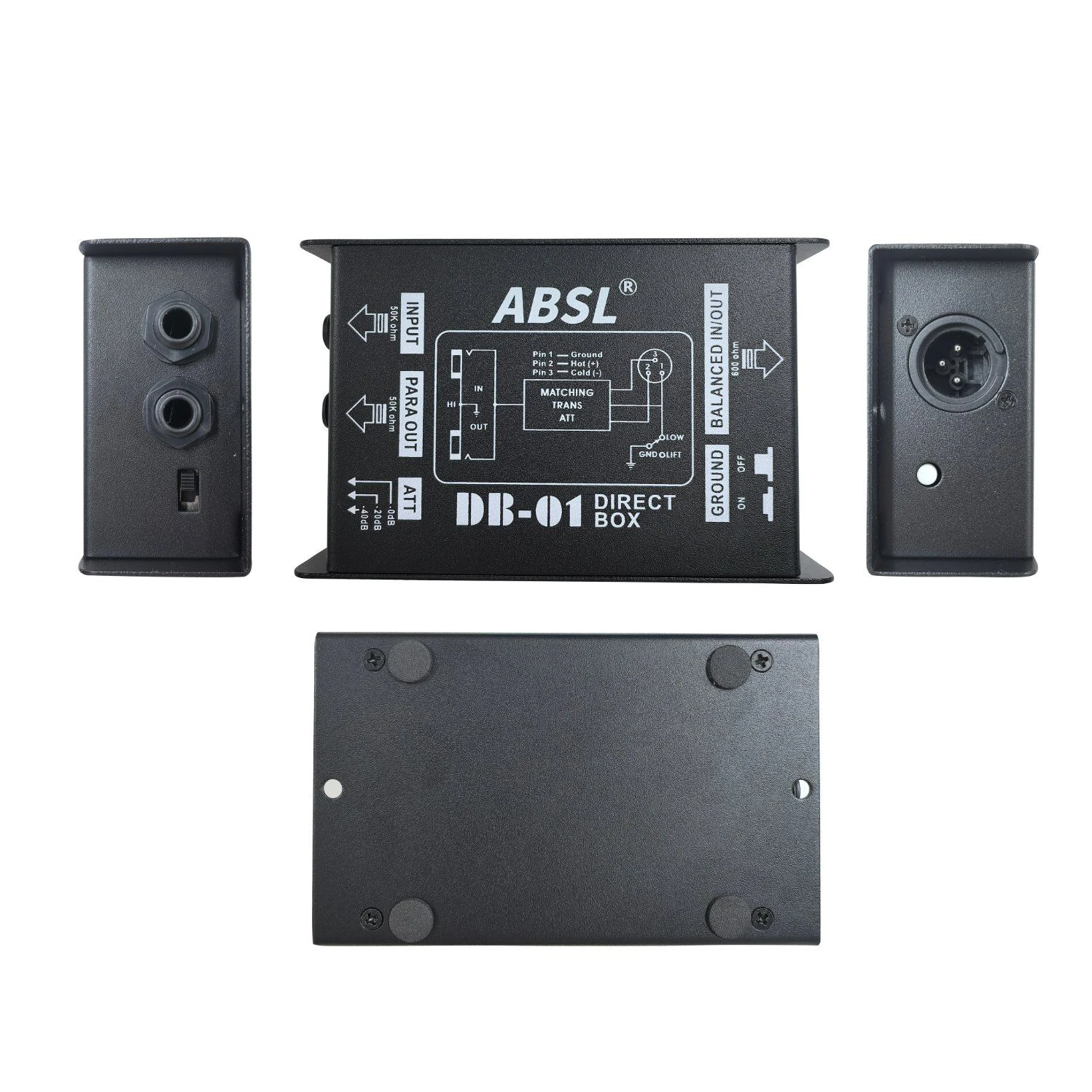 OEM dB-01 Di Box Audio Passive Direct Box with Factory Price