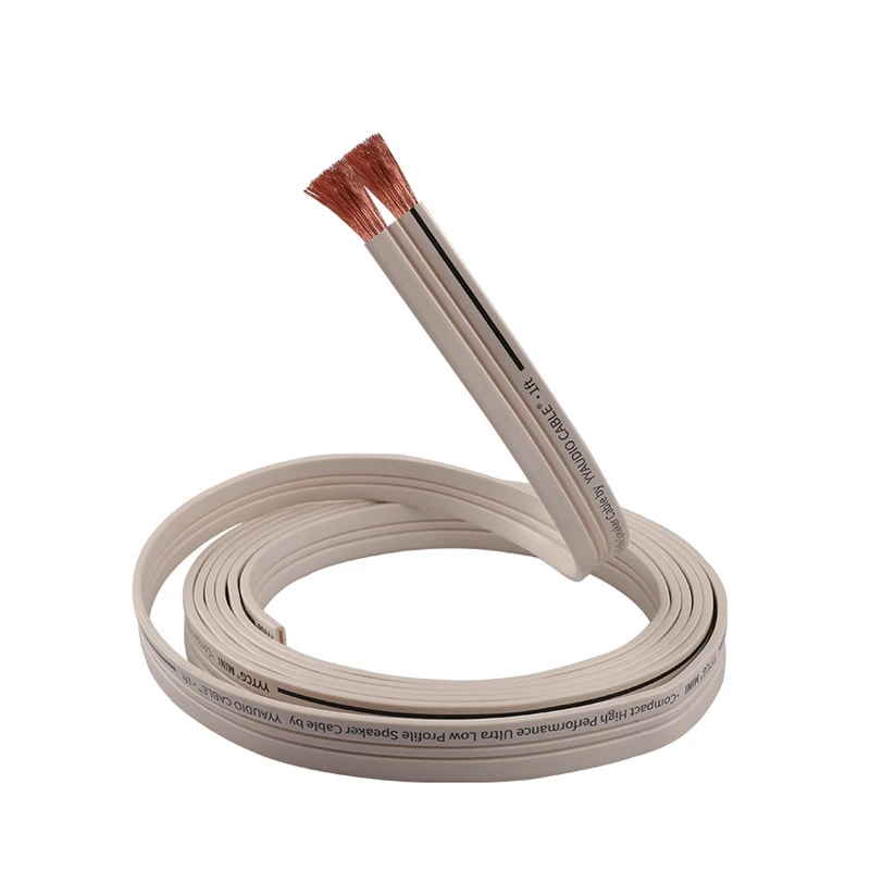 OFC 840-core Flat Surround Speaker Wire 2X420-core Wall Mounting Wiring Cable