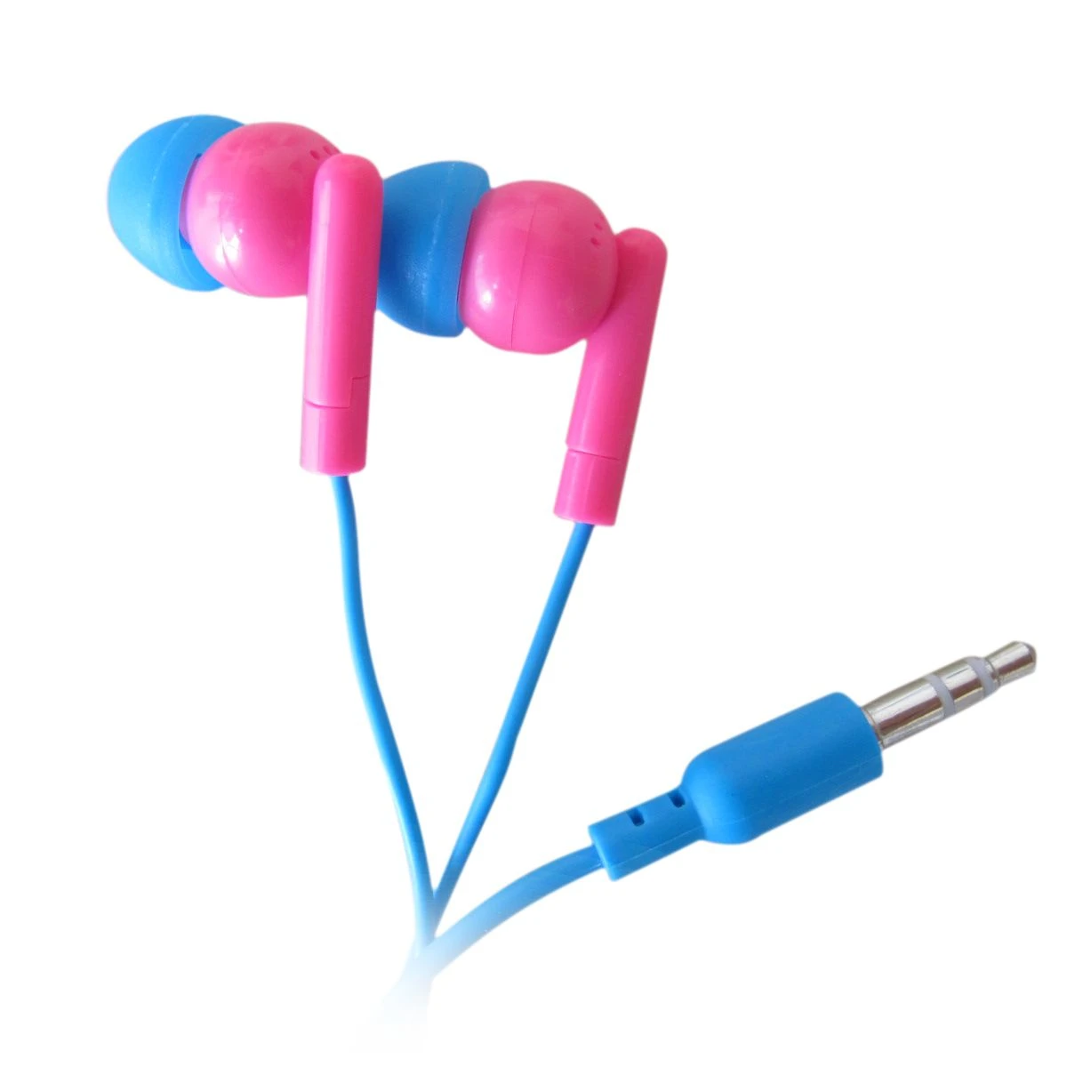 One Time Use Lovely Colorful Cheapest Disposable Wired Earphone Headset for Bus or Train or Air Plane