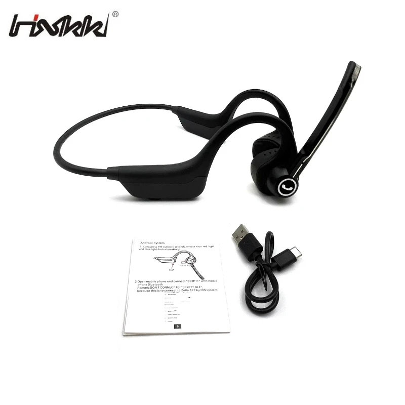 Open-Ear Bluetooth Bone Conduction Earphone for Poc Zello Two Way Radio Headsets