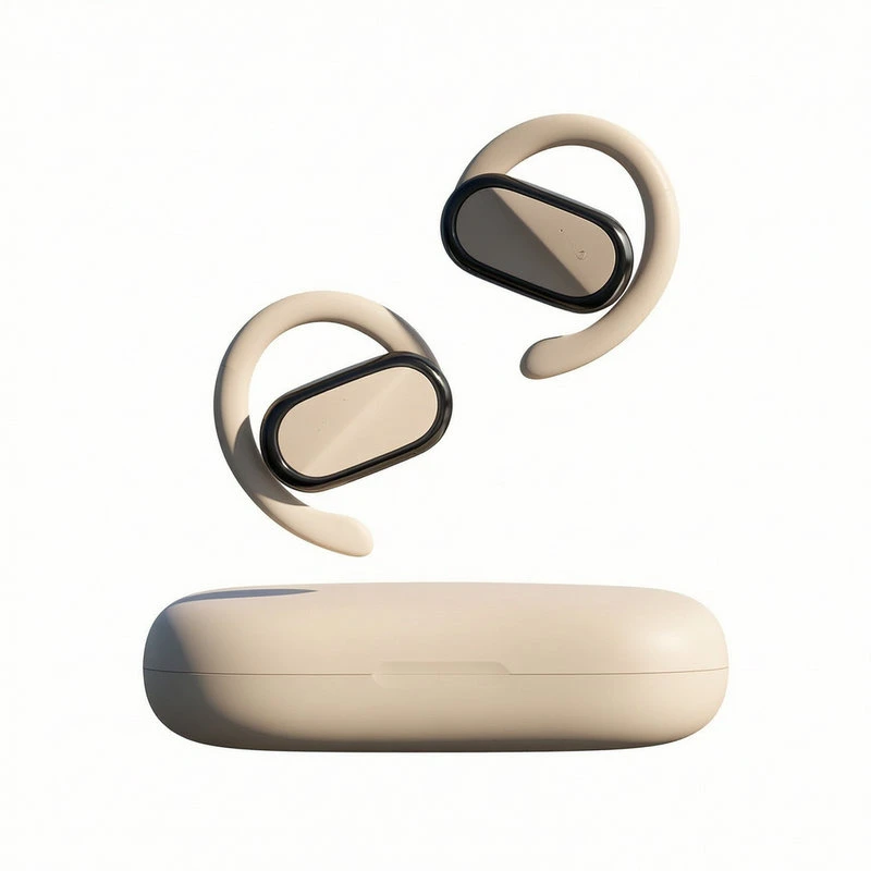 Open-Ear Design Wireless Earbuds for Active Lifestyles with Noise Cancellation