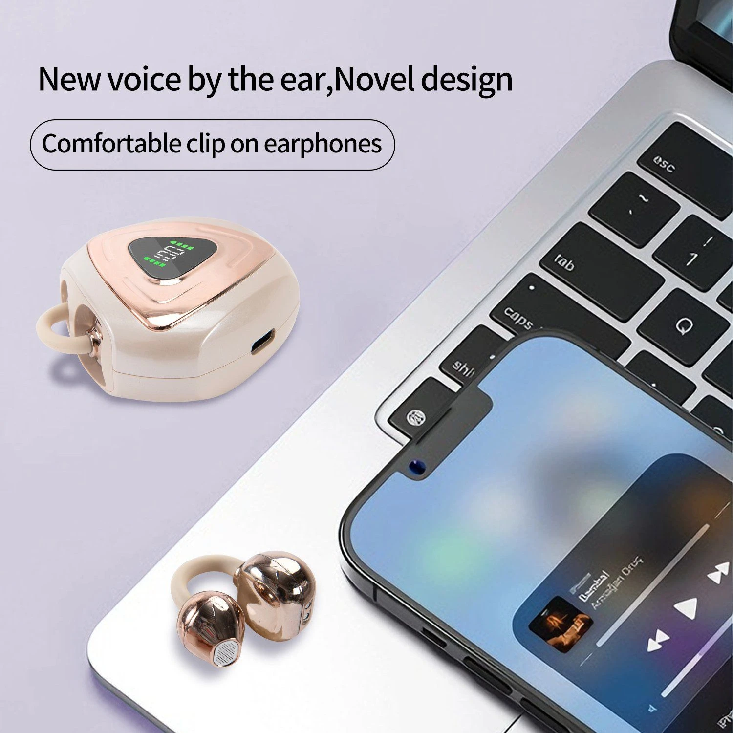 Open-Ear Touch Control Digital Audio Headset