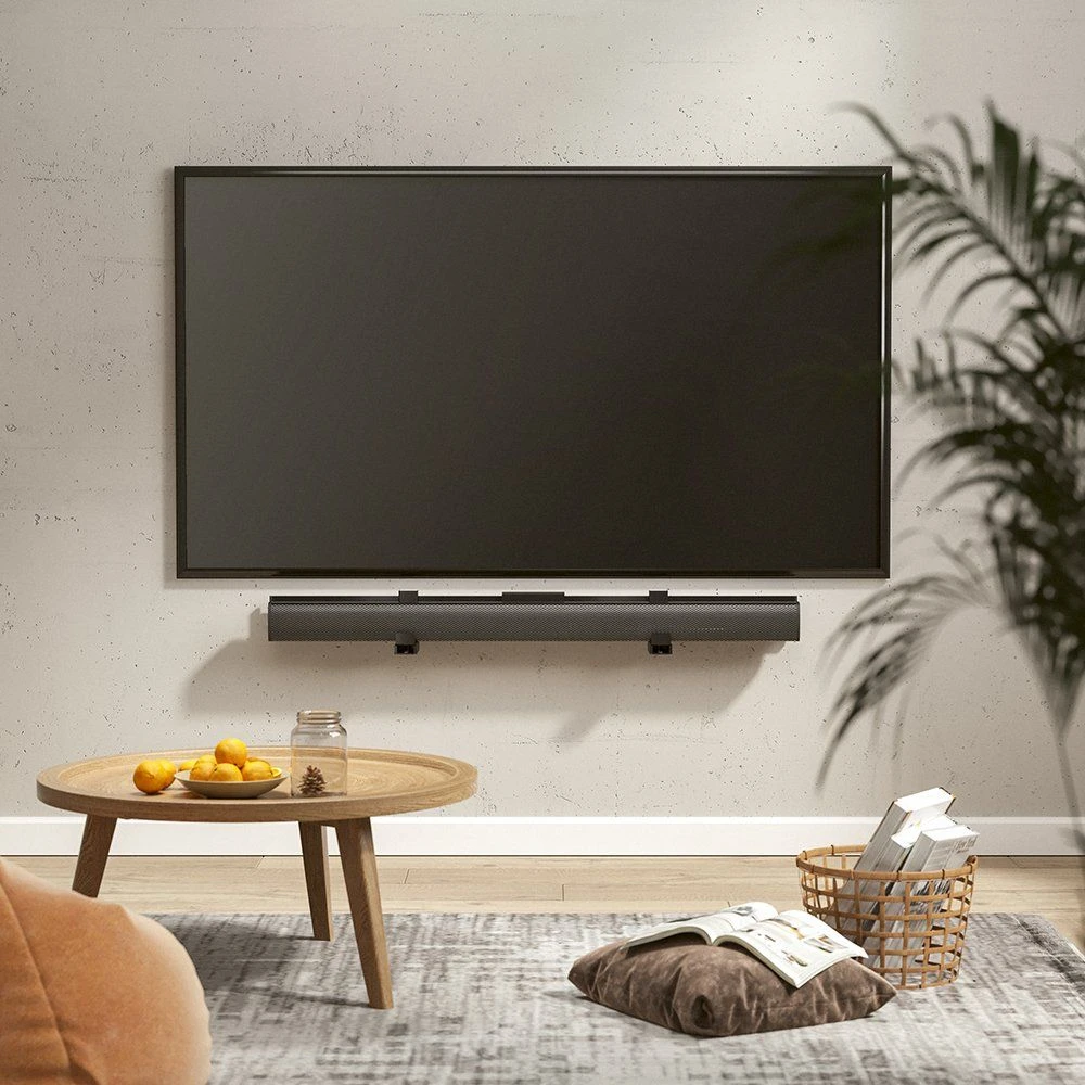 Optimized Packaging Universally Compatible Steel Hercules Soundbar Wall Mount Bracket