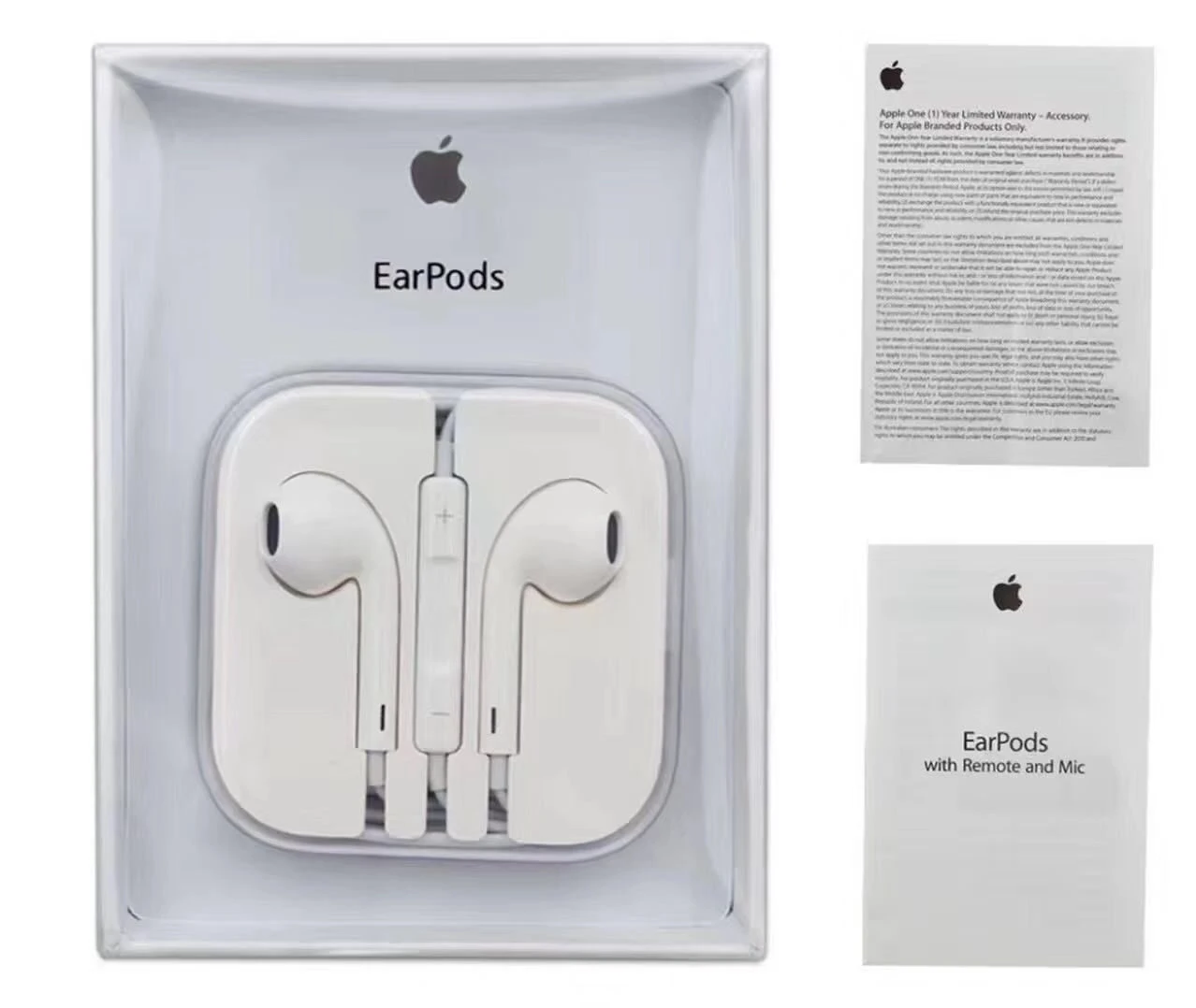 Original Mobile Earphone for iPhone Xs/Xs Max with Mic and Volume Control Earpod