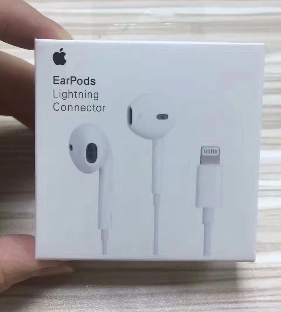 Original Mobile Phone Lighting Earphone for iPhone X/Xs 11/12 with Mic and Remote