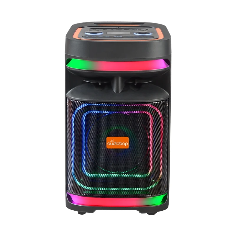 Oudiobop Bk-1986 40W Single 8-Inch Portable Bluetooth Karaoke Speaker