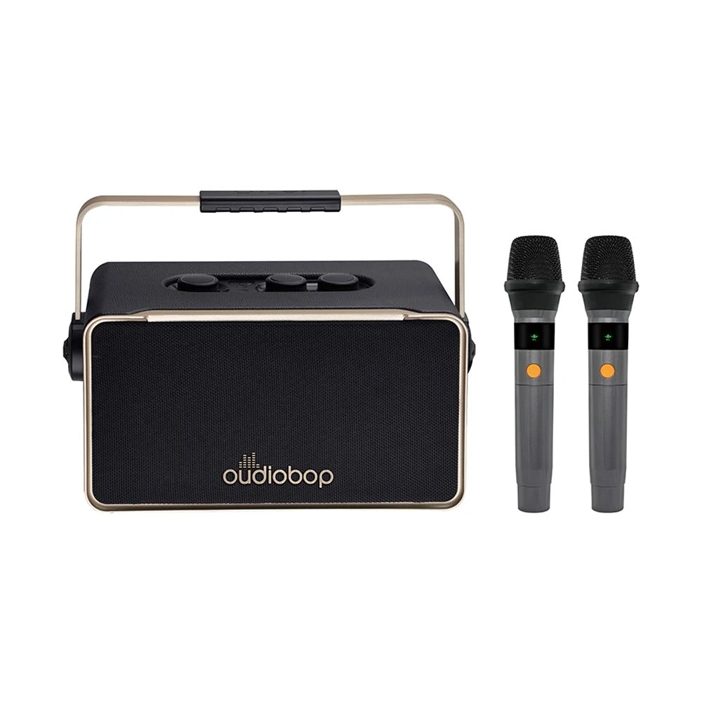 Oudiobop Bk-300 70W (80W max) Single 5.25-Inch Portable Bluetooth Karaoke Speaker