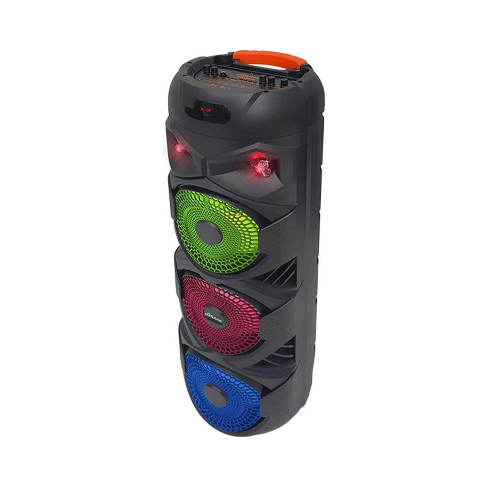 Oudiobop Bk-8838 8 Inch Speaker Portable Bluetooth PA Speaker Delivers 25W Powerful Sound