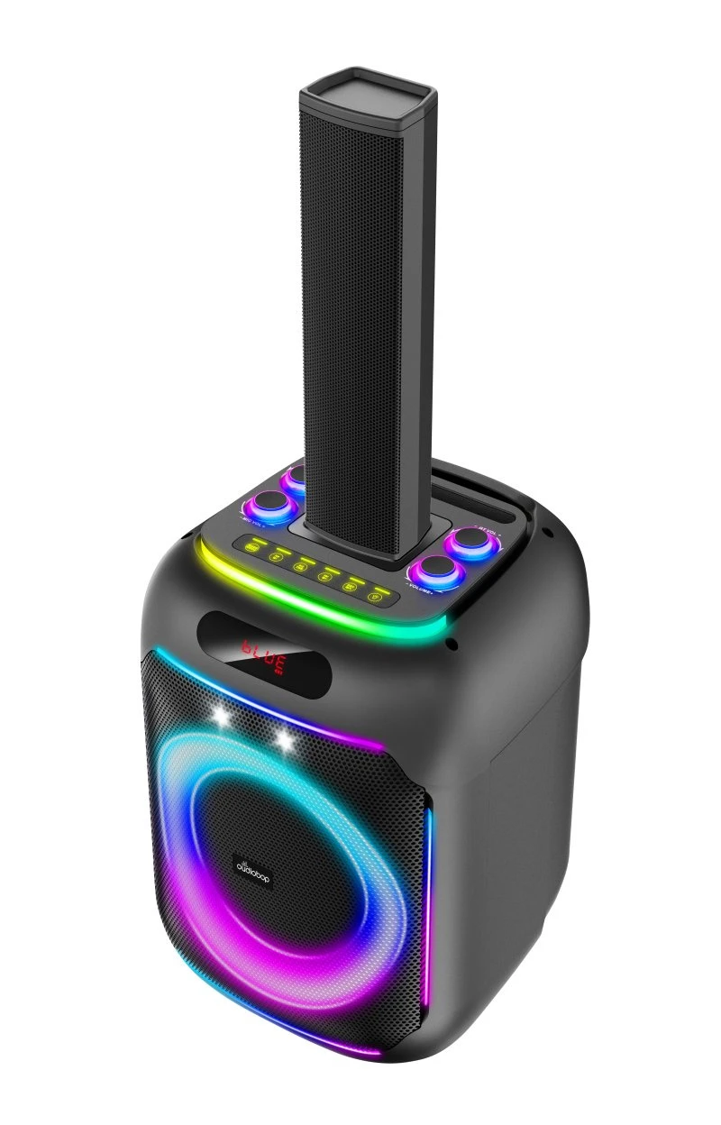 Oudiobop Bk-Sz898 80W Single 8-Inch Portable Bluetooth Karaoke Speaker