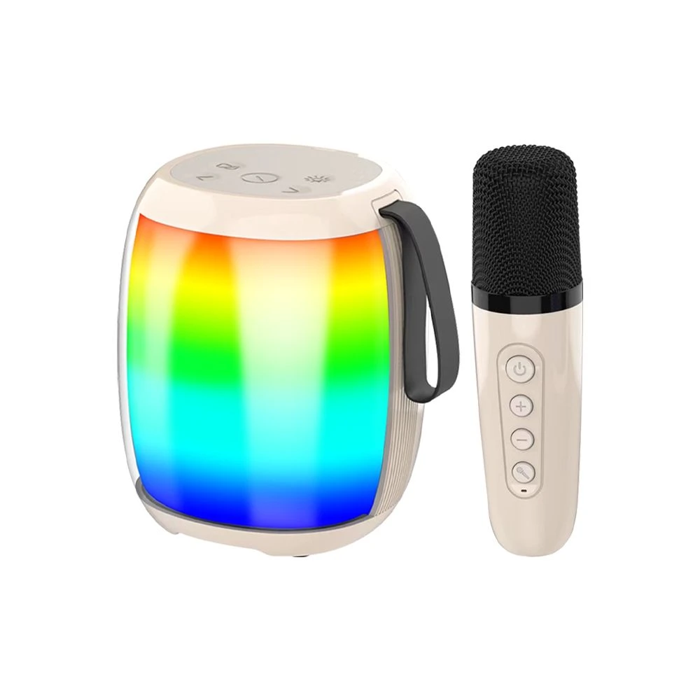 Oudiobop Op-510 8W Fabric Karaoke Speaker with Wireless Microphone and FM Radio