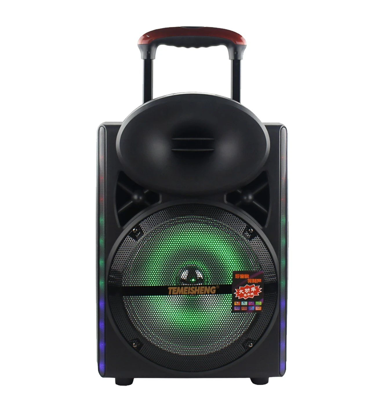 Outdoor Portable Trolley Speaker Subwoofer High Power Karaoke Speaker