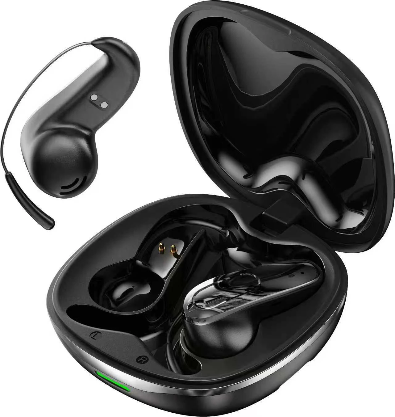 Ows-16 Open Ear Hook Bluetooth Earbuds Ipx4 Sports Digital Display Headphones