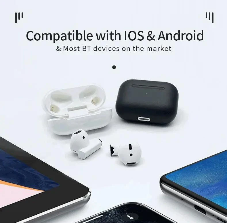 PRO 5s Bluetooth 5.0 Wireless Earbuds Tws Wireless Earphone in-Ear Headphones with Charging Case
