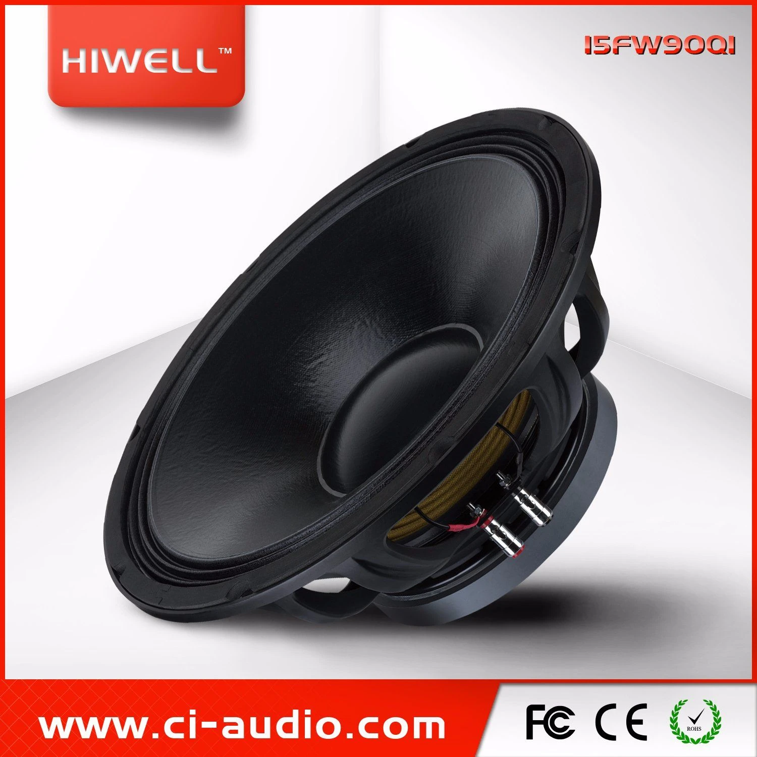 PRO Audio 15” Woofer, 3.6”vc Speaker, 1100 Watt Peak Power Professional Loudspeaker.