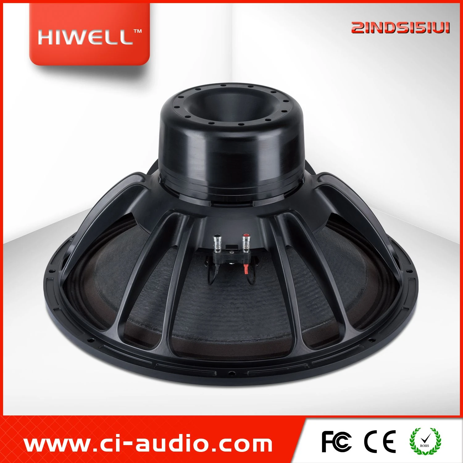 PRO Audio 21” Neodymium Powered Subwoofer 6”voice Coil, 4400watt.