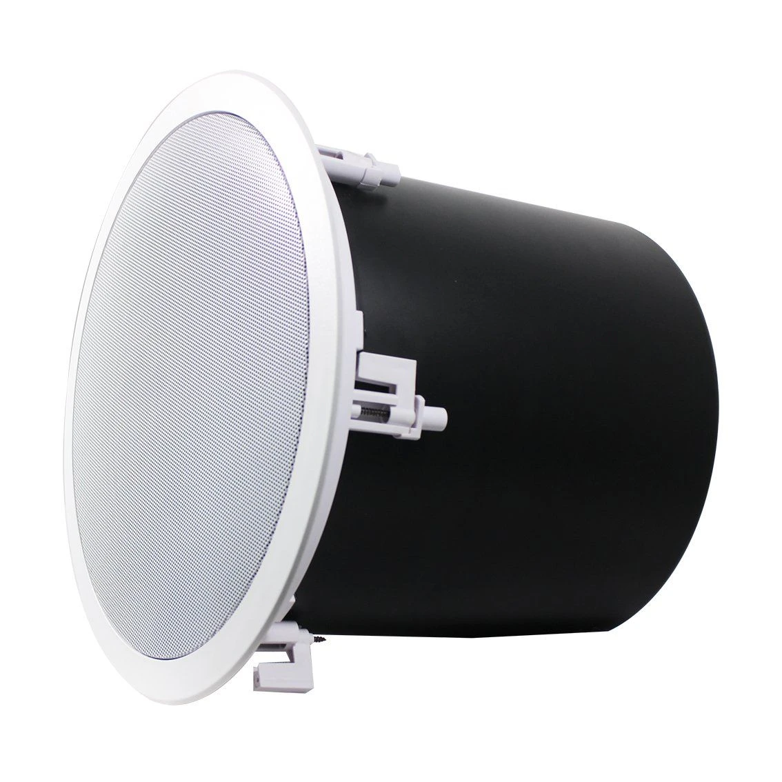 PRO Audio 240/120/60W 4 Ohm 10″ Inch Subwoofer Metal in Ceiling Louspeaker with 100V Line Transformer for PA System Public Address