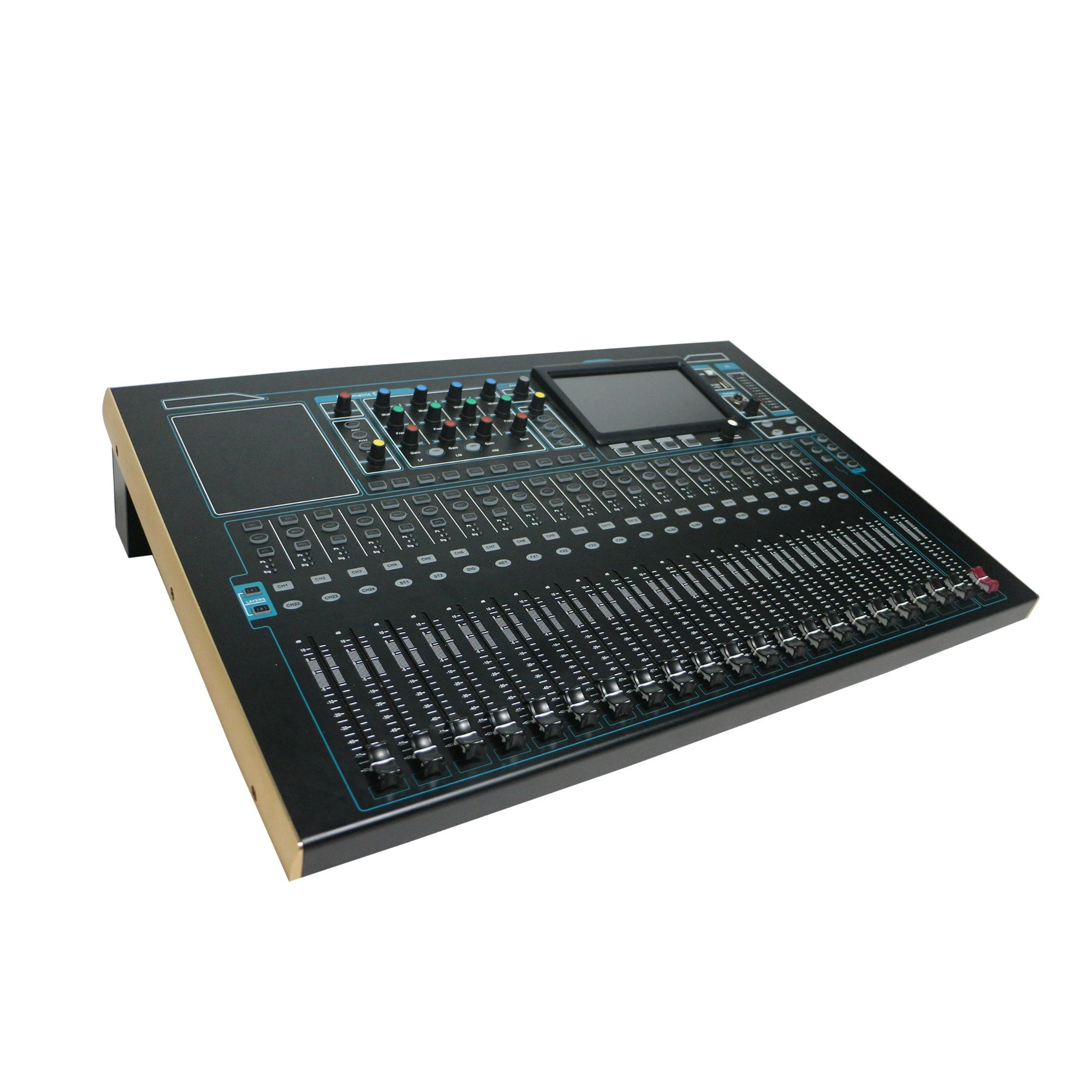 PRO Audio Digital Mixing Console with Motorized Faders, Large Display, USB Interface, Professional Digital Interface for DJ Live