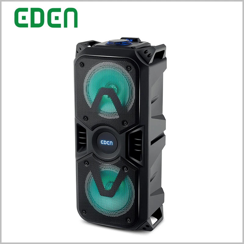 PRO Audio Professional Trolley Portable Wireless Bluetooth Battery Party PA Speaker with LED Lights ED-601
