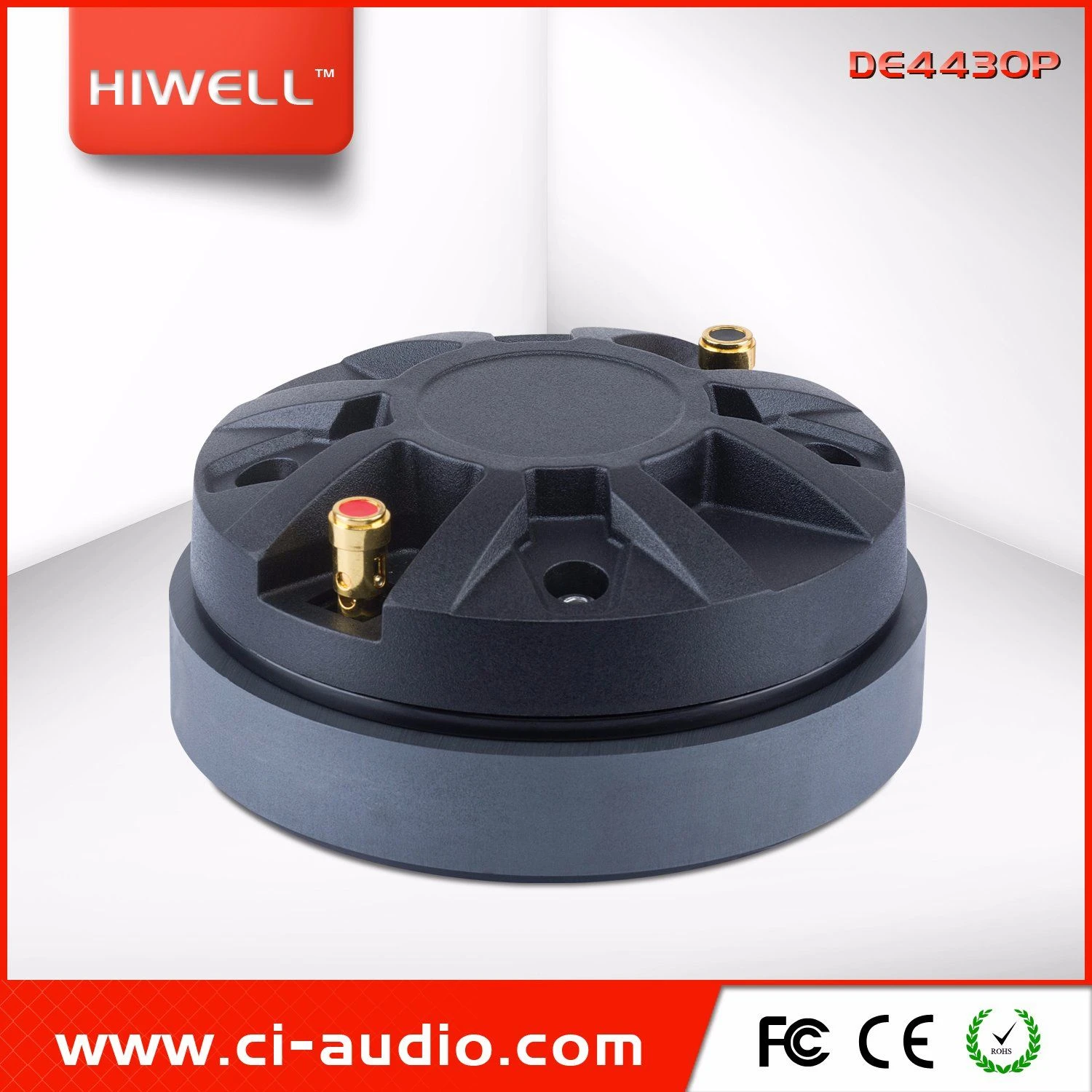 PRO Audio Tweeter, 1.75” High Quality Compression High Driver, Professional Loudspeaker.