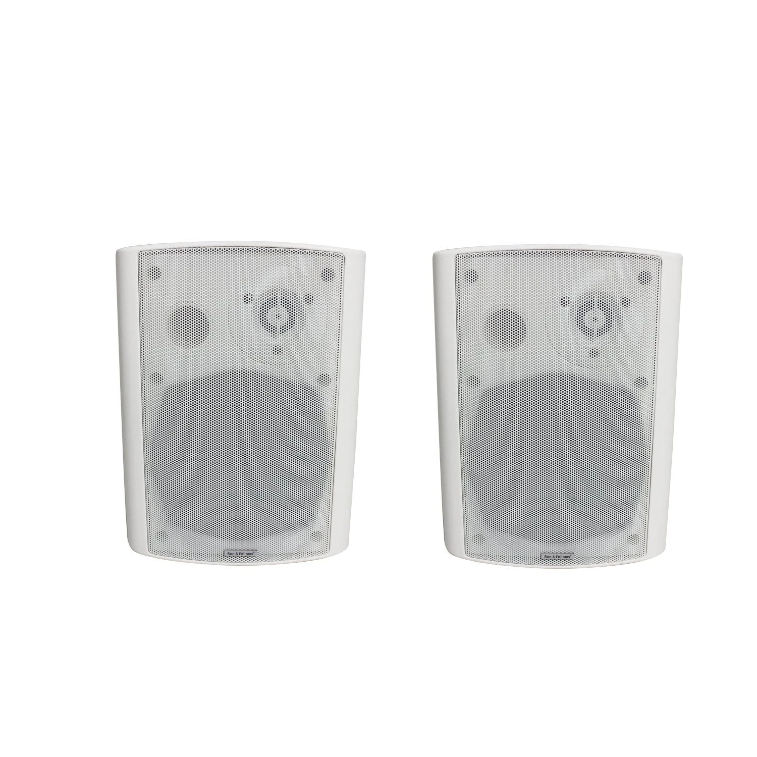 PRO Dante Audio 30W DSP 6 Inch Plastic Mini Active in Wall Mounted Loud Speaker in Pairs Supports 24VDC or Poe Power for PA System Public Address