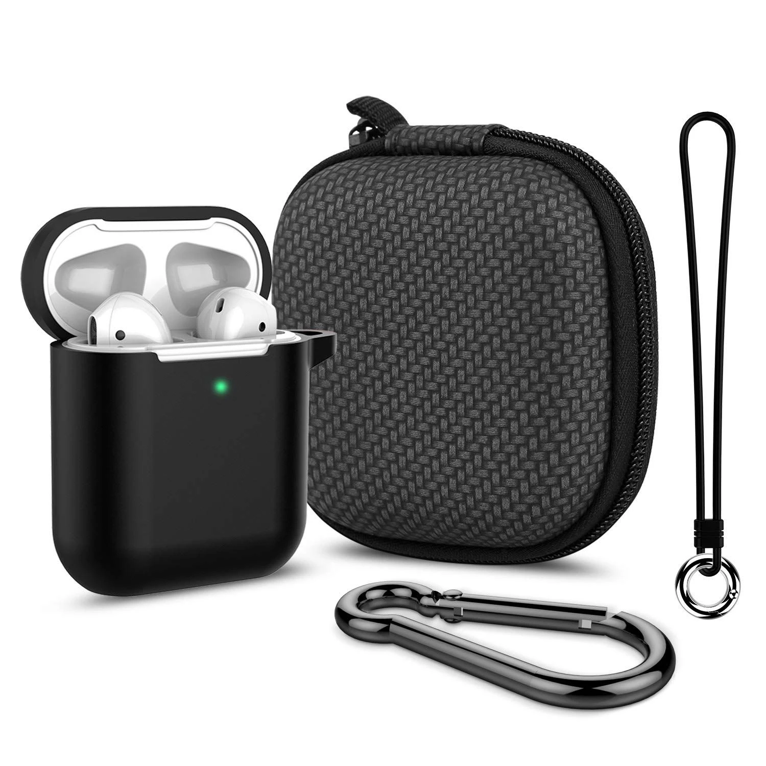 PU Leahter Outdoor Travel Carrying Protective EVA Case for Soft Silicone Headphone
