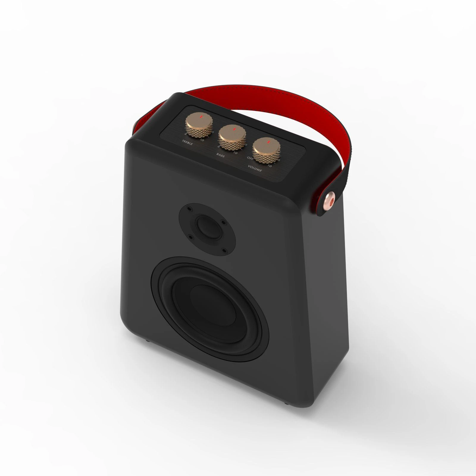 Paint Finish Portable Bluetooth Speaker 30W Mini Rechargeable Battery Speaker