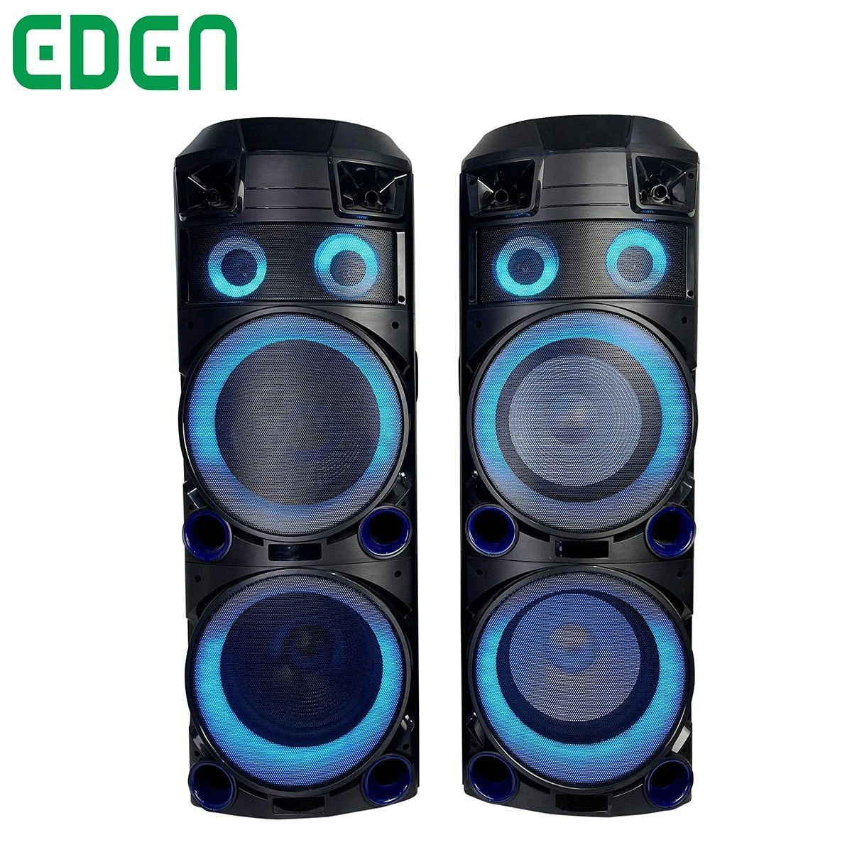 Pair Speaker Audio Dual 12 Inch Wooden Amplifier 200W Mega Bass Speaker Sound System Single Box