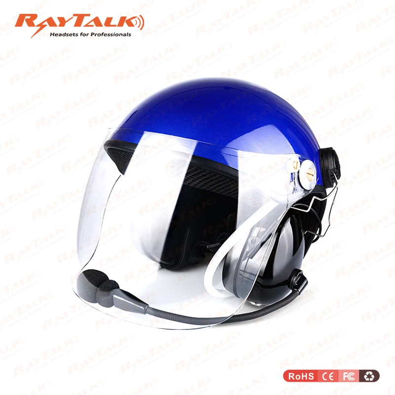 Paragliding Helmet Headset for Two Way Radio