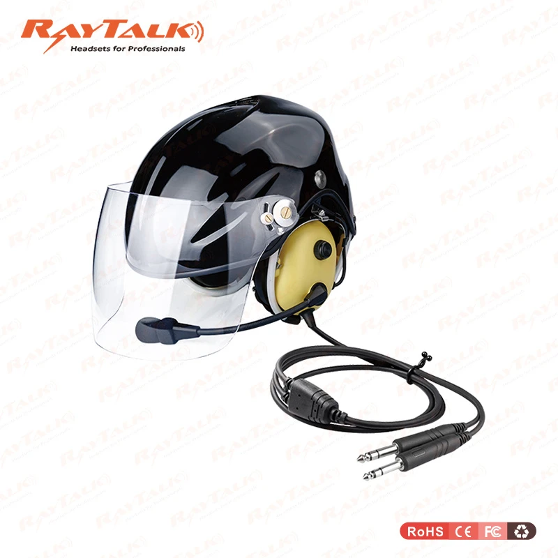 Paragliding Paramotor Skydive Pnr Noise Canceling Aviation Headset Helmet Headset