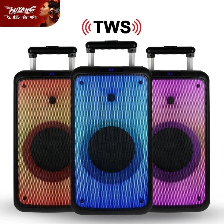 Party Popular Rechargeable Bluetooth Trolley Speaker Q7s-13