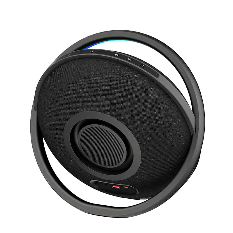 Passive Diaphragm LED Indicator Surround Sound Multiple Playback Portable Speaker