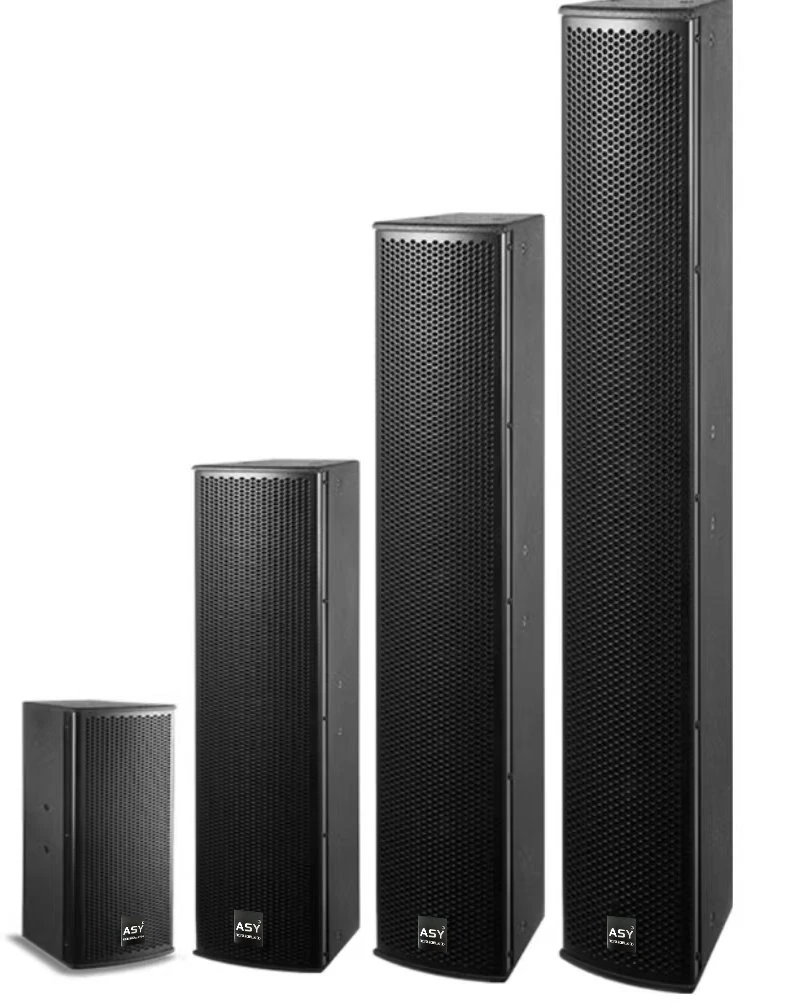 Passive Full Range Mixed Line Source Cylindrical Loudspeaker System