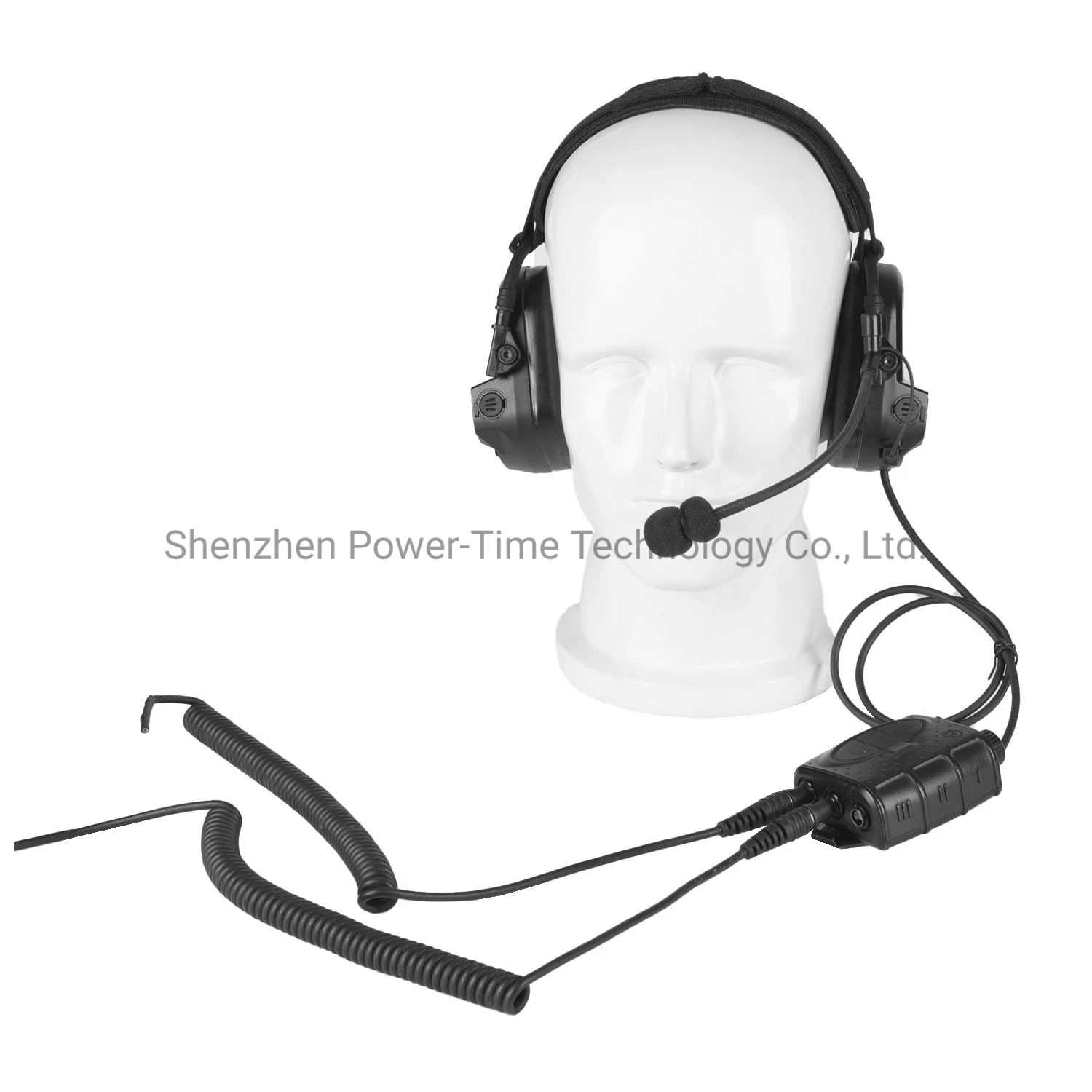 Passive Neckband Headset with 3way Ptt