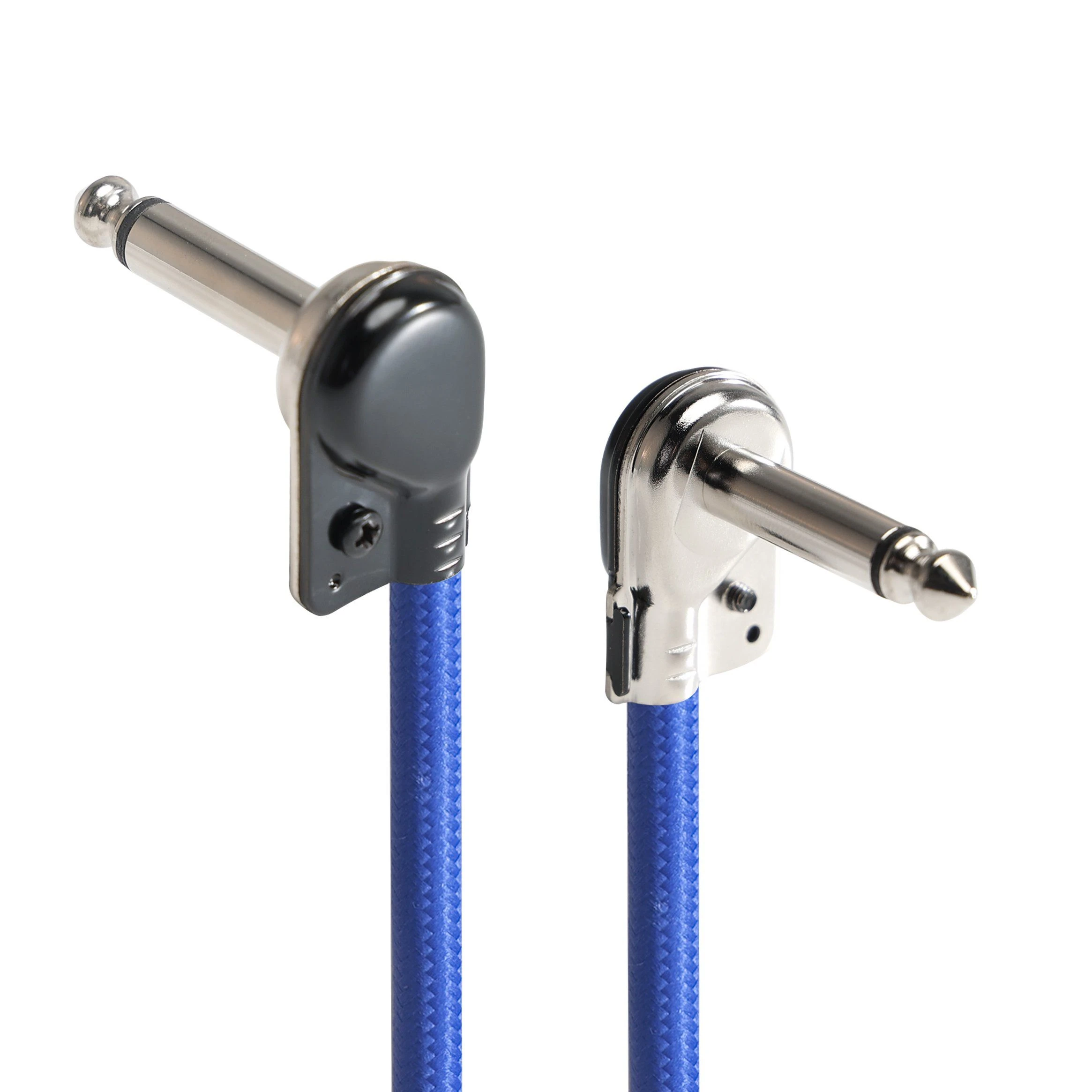 Patch Cable with Mini Right Angle Audio 6.35mm 1/4 Ts Plug Connector