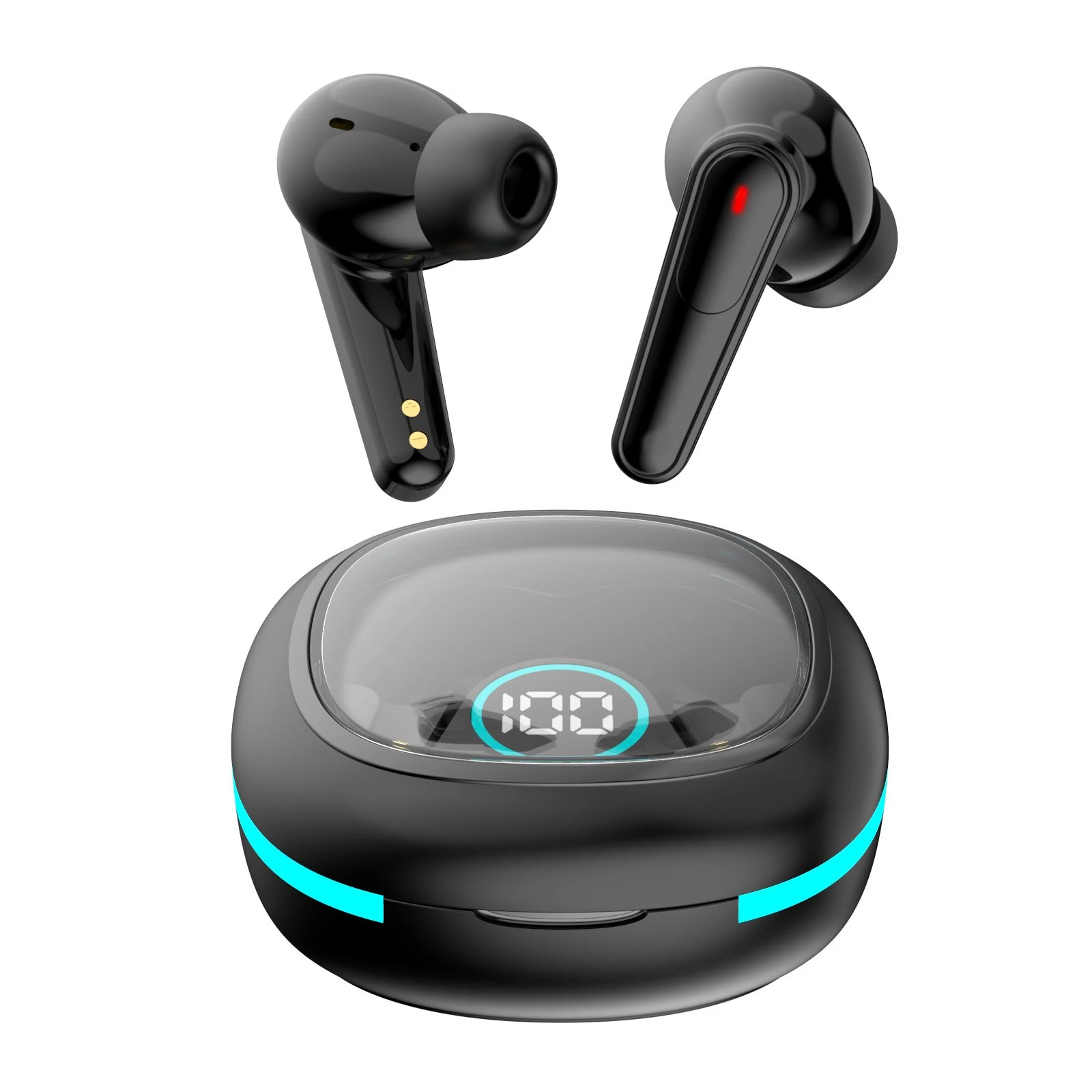 Plus50 Tws in Ear Earbuds Touch Bluetooth 5.4 Low Latency Gaming Headphones